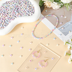 1200шт ремесло акриловые бусины с горизонтальными отверстиями&nbsp;SACR-PA0001-09