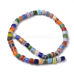 Бусины в форме шеврона из стекла миллефиори ручной работы&nbsp;LAMP-Z019-02A