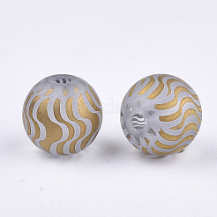 Гальванические стеклянные бусины&nbsp;X-EGLA-S178-02F