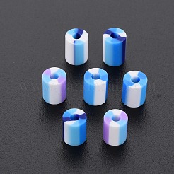 Фиксированные смешанные 3 стиль бусины из полимерной глины ручной работы&nbsp;CLAY-S096-012D