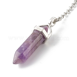 Природные смешанные драгоценные камни заостренные биолокационные маятники PALLOY-JF00767