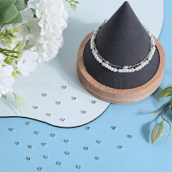 925 стерлингового серебра крышки бисера советы узел STER-BBC0005-94A-S