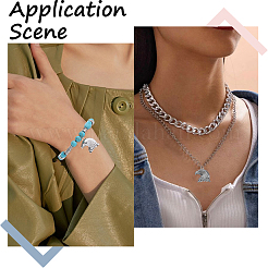 Подвески из цинкового сплава в тибетском стиле FIND-SC0006-30