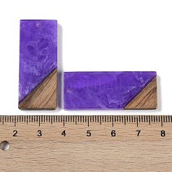 Подвески из смолы и дерева&nbsp;WOOD-F015-09B