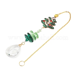 4 шт. рождественских стразов с кристаллами для украшения подвески HJEW-Z008-01G