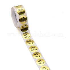 Плоские круглые бумажные наклейки спасибо DIY-C042-09A