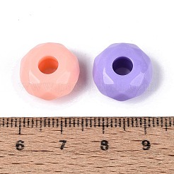 Undurchsichtige europäische Plastikperlen&nbsp;KY-N025-16