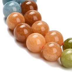 Бусины из натурального белого нефрита G-Z097-A01-8mm-C