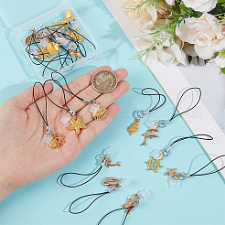 20 шт. 10-х стильных ремешка для мобильного телефона из сплава&nbsp;HJEW-OC00110