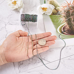 Вакуумное покрытие pvd нержавеющая сталь 304 витые цепи панцирного типа&nbsp;STAS-TA0001-40