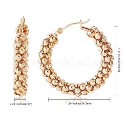 Женские серьги-кольца из нержавеющей стали JE1100A