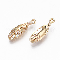 Латунные микро проложить кубического циркония подвески&nbsp;X-KK-S359-040-RS