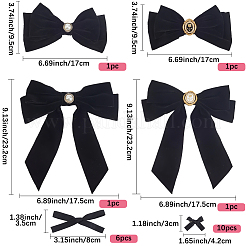 6 стиль заколки для волос из железа и полиэстера из кожи аллигатора для девочек&nbsp;PHAR-SP0001-20