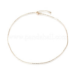 Долговечные латунные ожерелья с цепочкой NJEW-MSMC002-14G-NF