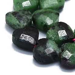 Rubino naturale in perline zoisite fili&nbsp;G-K245-Q01-01