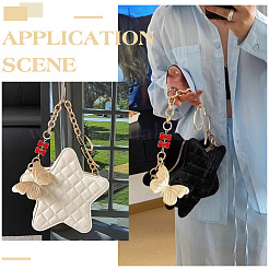 2 шт. удлинители для ремня кошелька из сплава с эмалью и бантом FIND-UN0003-18A