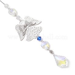 Стеклянные каплевидные подвесные ловцы солнца&nbsp;HJEW-JM04755-02