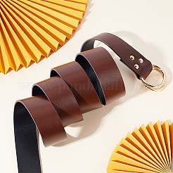 Цепной ремень из искусственной кожи с железной пряжкой с двойным d-образным кольцом&nbsp;AJEW-WH0314-52B