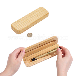 Étui à stylos rectangulaire en bambou&nbsp;AJEW-WH0709-312B