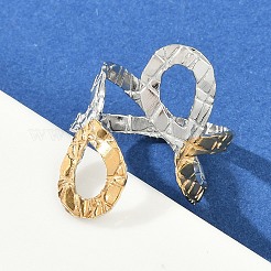 Кольца-манжеты из нержавеющей стали 304 для женщин RJEW-K301-01GP