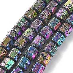 Гальванические бусины из натуральной лавы G-A251-A01-01A