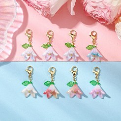 Акриловые подвесные украшения из ипомеи HJEW-JM02861