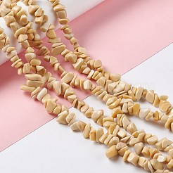 Бусины из натурального желтого нефрита G-G905-08