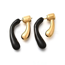 Ohrstecker aus 304 Edelstahl&nbsp;EJEW-C133-04G-04