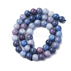 Colliers de perles de verre teintées à effet ombré&nbsp;GLAA-T031-01O-04