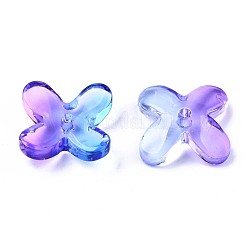 Perle di vetro verniciate a spruzzo trasparente&nbsp;GLAA-N035-012-C02