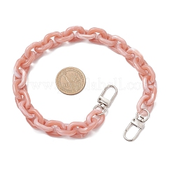 4 шт. 4-цветные акриловые цепочки для сумочек с декоративными цепочками&nbsp;AJEW-BA00178