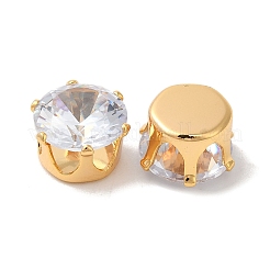 Латунные кабошоны из прозрачного кубического циркония&nbsp;LS-STAS-M294-30A