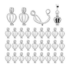 30 шт. подвески из полого сплава с бусинами-клетками&nbsp;KK-PH0014-14P