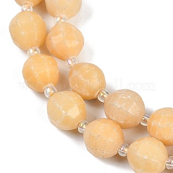 Topaz natural jade perlas hebras&nbsp;G-G182-B15-05