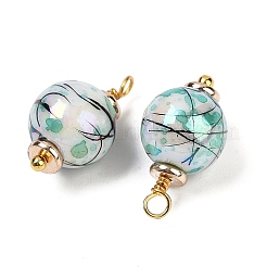 Подвески из непрозрачного акрила с печатью и УФ-покрытием KK-K296-03G