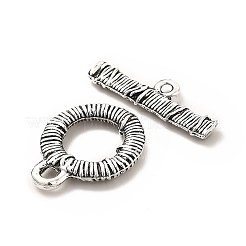 チベット風合金マンテル  テクスチャリング  アンティークシルバー  リング：20x16x3mm  穴：2.2mm  バー：7.5x24x2.5mm  穴：1.4mm&nbsp;FIND-C017-02AS