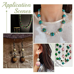 320шт 8 стиля колпачки из сплава в тибетском стиле&nbsp;FIND-UN0009-94