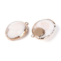 Гальванические подвески из натуральных ракушек&nbsp;BSHE-T015-14