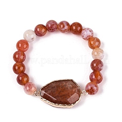 Bracciali elasticizzati da donna in ottone&nbsp;BJEW-Q101-01A