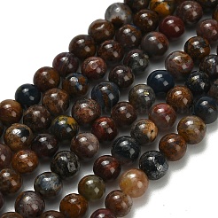 Натуральные пиеттеритные бусины G-L642-B16-4mm