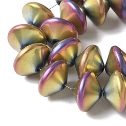 Стеклянные бусины с гальваническим покрытием &nbsp;EGLA-G038-01A-FP01