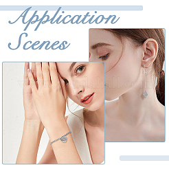 50 шт. 5 подвески из нержавеющей стали 304 STAS-HY0001-30