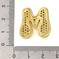 Покрытие стойки латунь микро паве прозрачные перданты из кубического циркония KK-C067-11G-M