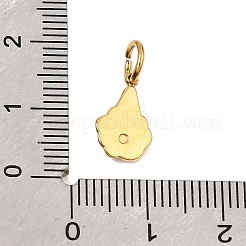 304 Edelstahl-Emaille-Anhänger&nbsp;SA-CBA5CD0-35G