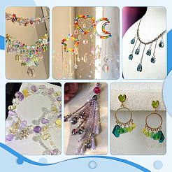 120шт 20 цвета стеклянный кулон PALLOY-PH01677