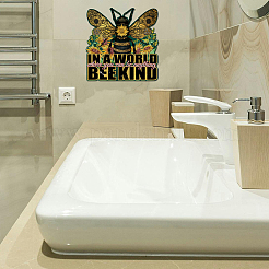 Железные настенные украшения&nbsp;AJEW-WH0550-038