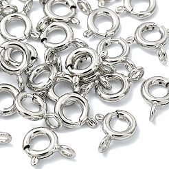 シェグレース真鍮製引き輪  カドミウムフリー＆ニッケルフリー＆鉛フリー  リング  プラチナメッキ  6x1.5mm  穴：1.6mm&nbsp;XGRPCN623-017P