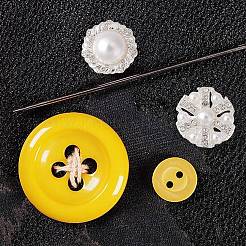 12 шт. 2 стиля пуговицы из сплава со стразами на ножке FIND-AR0005-20