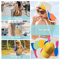 Ahademaker 6 шт. 6 цвета полиэстер ремешок держатели листов&nbsp;AJEW-GA0004-74