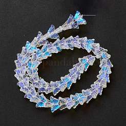 Прозрачный стеклянный бисер нить GLAA-K002-02A